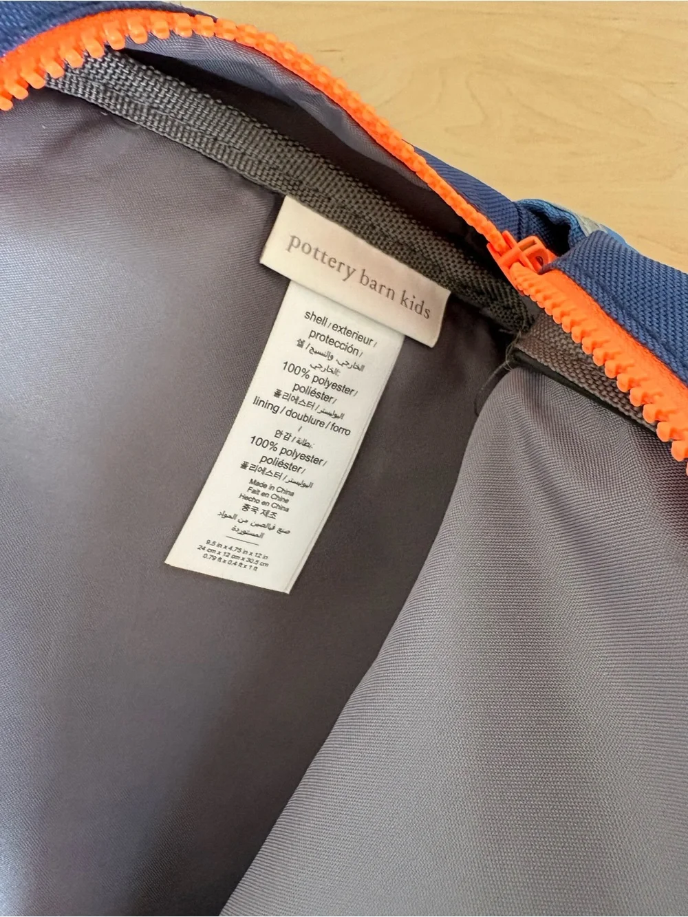 Pottery Barn Kids Backpack with “Luca”